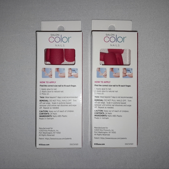 Kiss Ready-To-Wear Red Nails - Picture 2 of 2